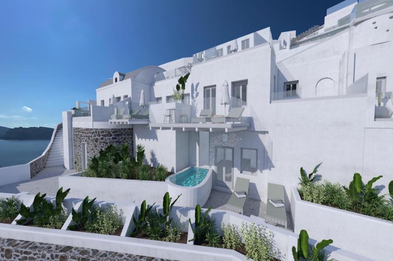 Hom Santorini (Adults Only) Hotel Ía Kültér fotó